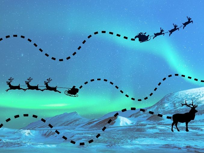 Christmas fine motor mat