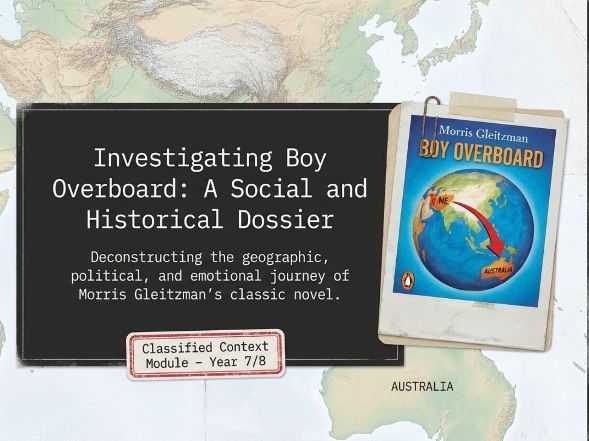 Boy Overboard Teaching Unit | Year 7–8 | Complete Scheme of Work | Morris Gleitzman | Australian