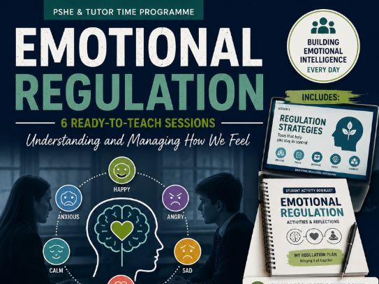 Emotional Regulation — PSHE / Tutor Time Programme | 6 Sessions | Form Tutor Delivered | All Years