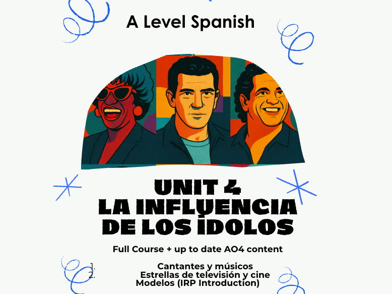 AQA A Level Spanish - Unit 4 La Influencia de los Ídolos 2025/26 FULL