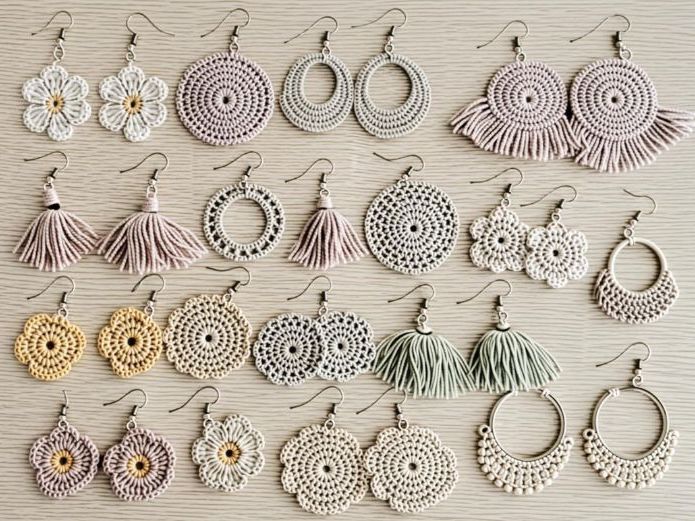 25 More Crochet Earrings –  PDF Pattern Collection