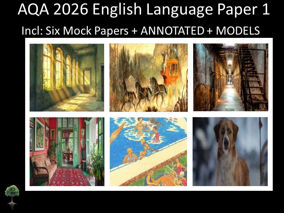 Six AQA 2026 English Language Paper 1 Mocks | Annotated, Models