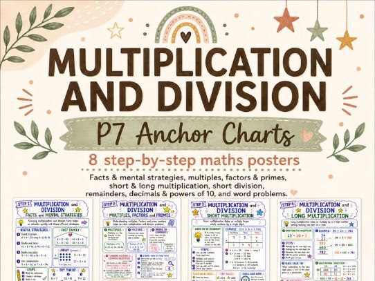 Multiplication and Division P7 Anchor Chart