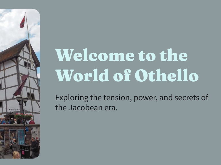 Othello - Context & Introduction