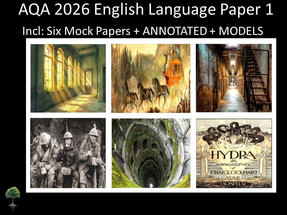 Six AQA 2026 English Language Paper 1 Mocks | Annotated, Models