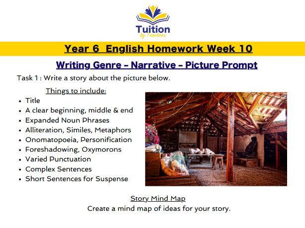 10. Year 6 - Creative Writing & Spelling