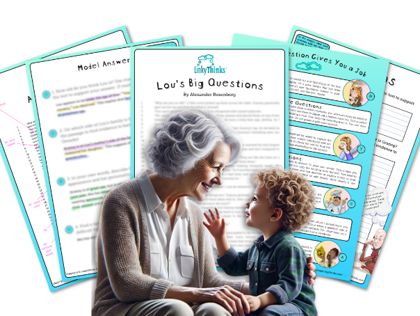 Lou's Big Questions - LinkyThinks Reading Comprehension | KS2, SATs, 11+
