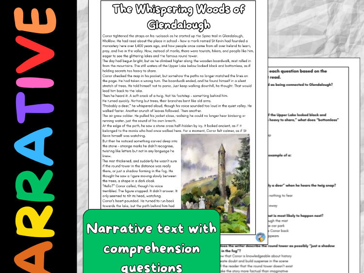 Narrative Writing Resource – The Whispering Woods of Glendalough