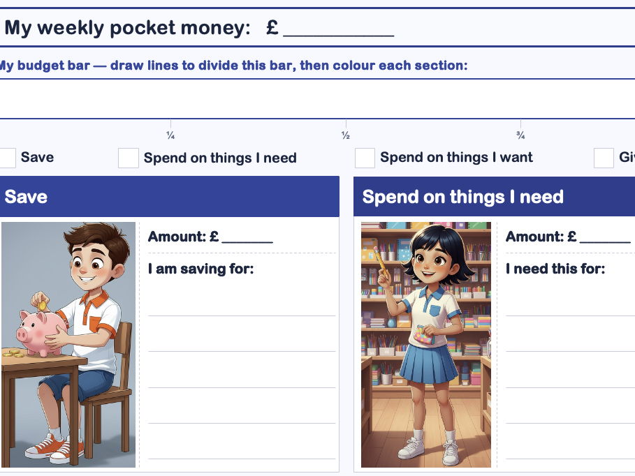Pocket Money Budget Planner