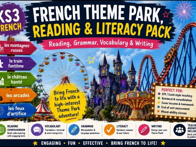 Y7/8 French On va au parc d'attraction