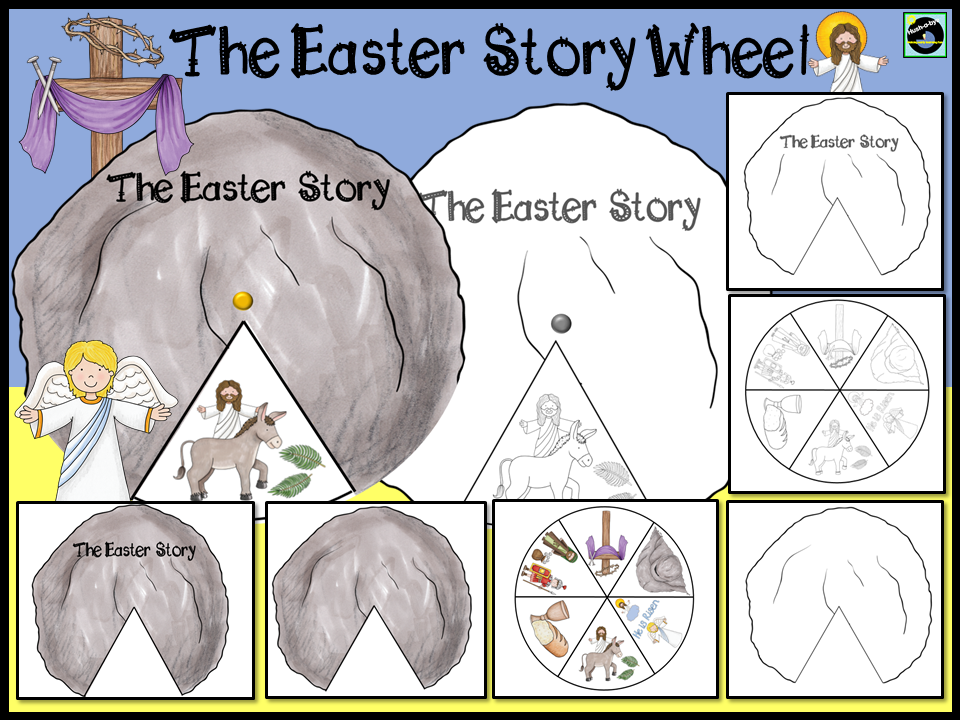 Easter Story Wheel Teaching Resources