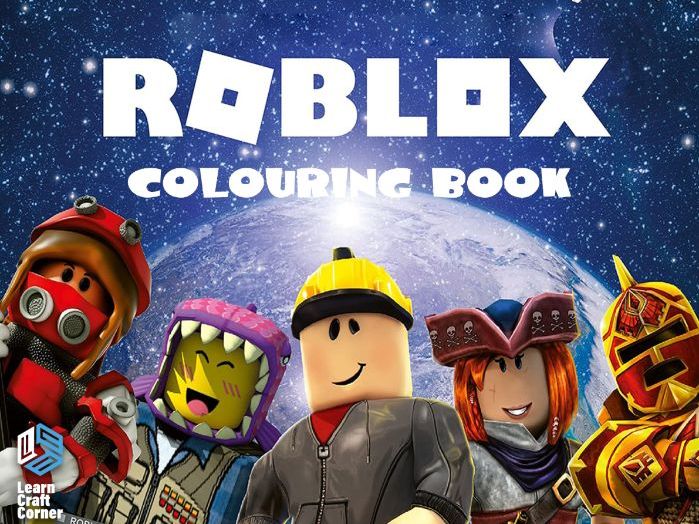 Roblox-Inspired Colouring Book | 36 Printable Colouring Pages
