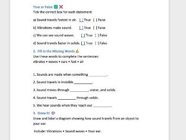 Year 4 Science - How are sounds made