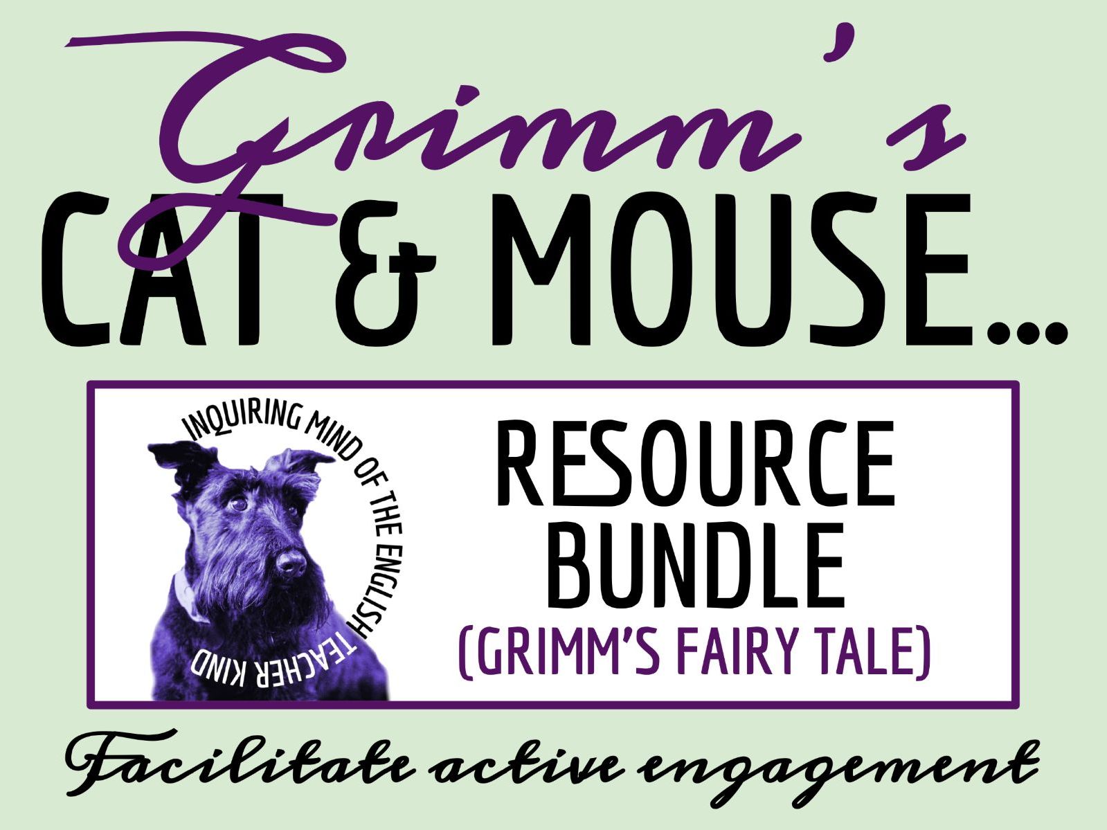 "Cat and Mouse in Partnership" Fairy Tale Quiz, Worksheets, and Games | Brothers Grimm | Fable