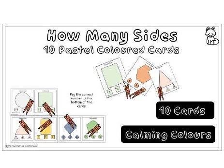 How Many Sides? Shape Pegging Activity