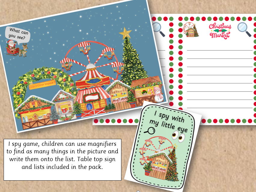 Christmas Market I Spy