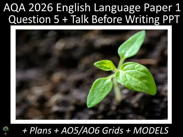 Three Question 5 - AQA 2026 English Language Paper 1| Oracy, Plans, AO ...