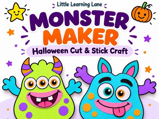 Halloween Craft – Build a Monster EYFS & KS1