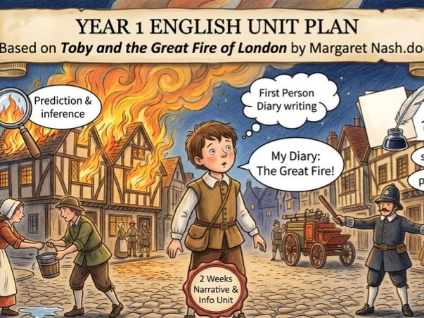 Year 1 English Unit Plan Toby and the Great Fire of London (Margaret Nash)