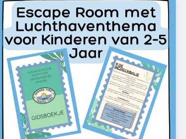 Vakantie-Thema Escape Room voor Peuters (2-5 jaar)