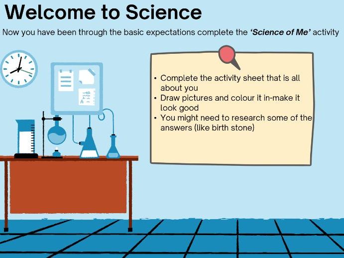 Welcome to Science Activity
