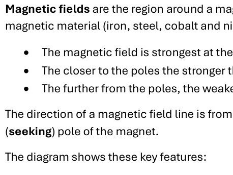 AQA GCSE Combined and separate Topic 7 Electromagnetism Mastery revision booklet