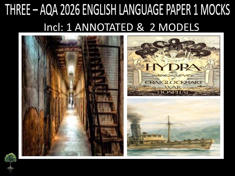 THREE - AQA PAPER 1 | 2026 FULL MOCKS | ANNOTATED | MODELS