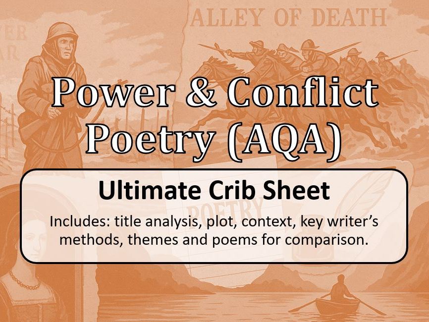 AQA Power and Conflict Poetry (Crib Sheet)