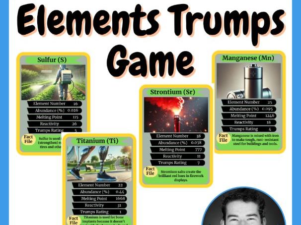 Elements Science Review Game - Periodic Table - 8th Grade Test Prep - Top Trumps