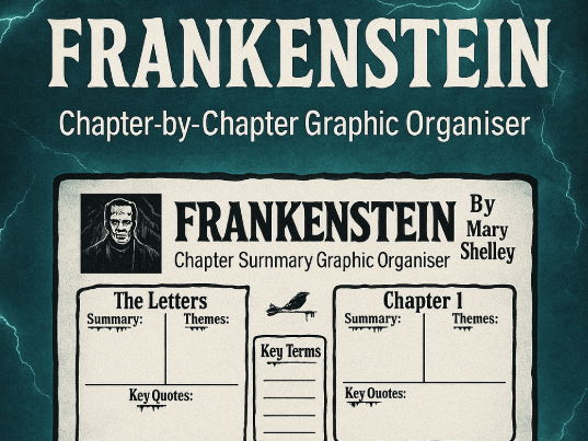 GCSE Frankenstein Graphic Organiser