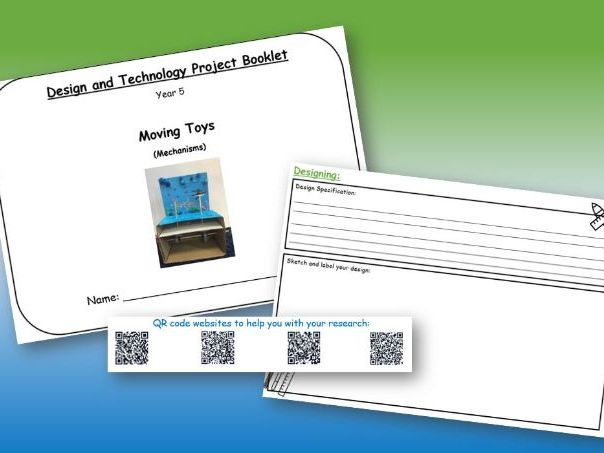 UKS2 CAMS Toys Project Booklet Design and Technology