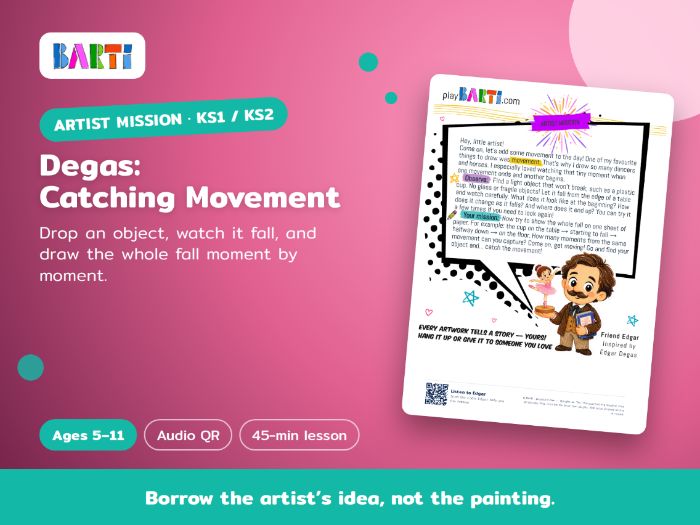 Degas Art Lesson KS1/KS2: Catching Movement (Observational Drawing)