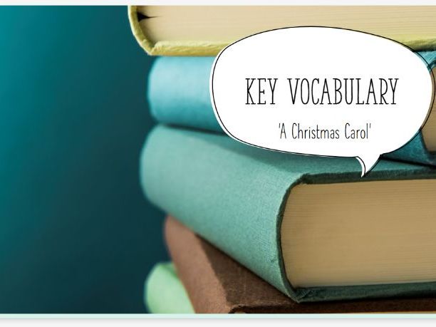 'A Christmas Carol' Key Vocabulary