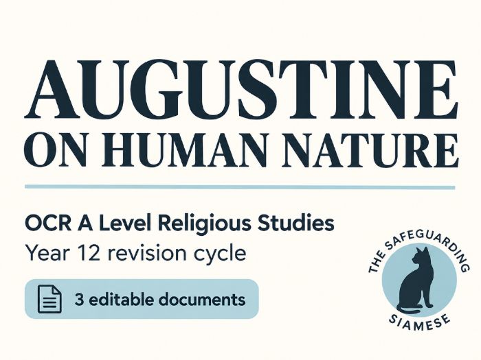 OCR A Level Religious Studies DCT: Augustine on Human Nature | Year 12 Revision Cycle