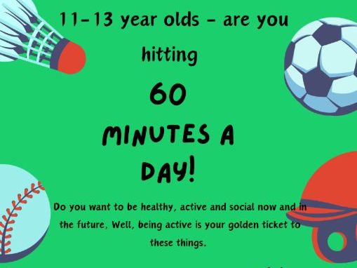 Be Active Poster