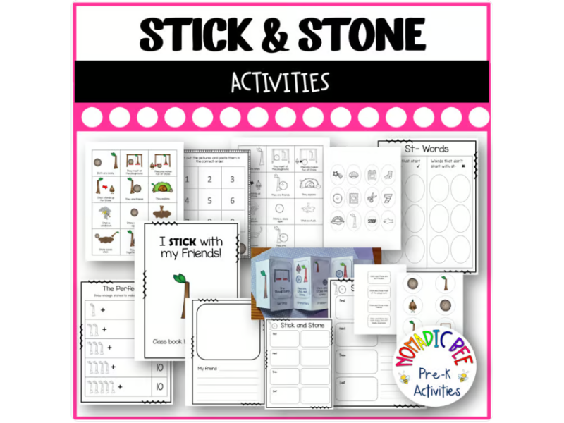 Friendship Day Activities - Stick and Stone Activities