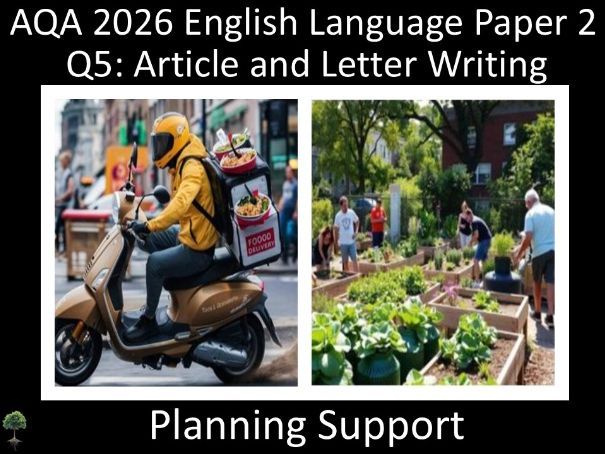 Two Question 5: AQA English Language Paper 2 | Planning (D/G)