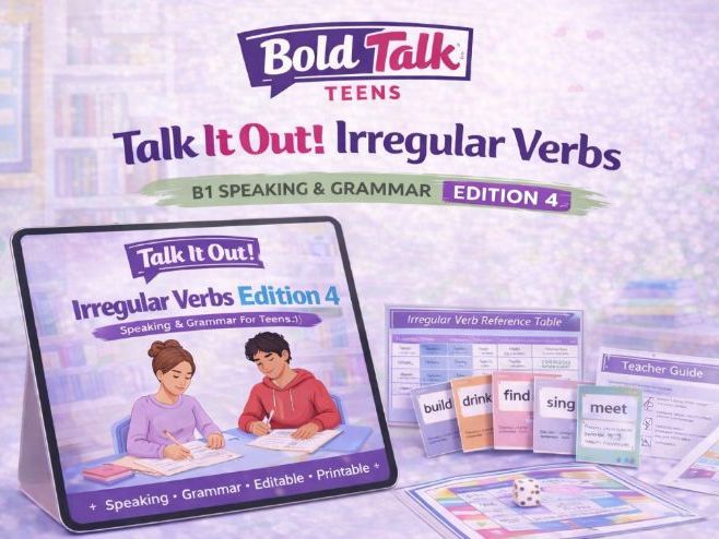 Irregular Verbs 4: Talk It Out! A2-B1