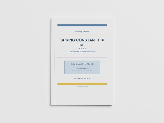 Hooke's Law Spring Calculations - AQA GCSE Physics Practice Book