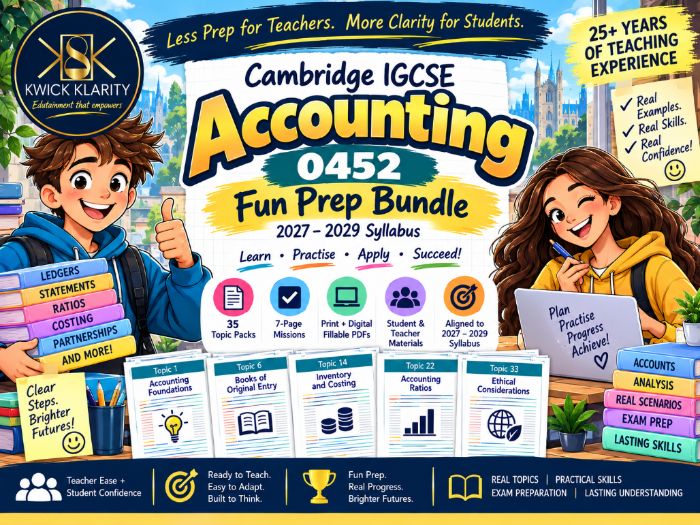 ACCOUNTING MISSION 0452 - THE COMPLETE LEARNING ADVENTURE