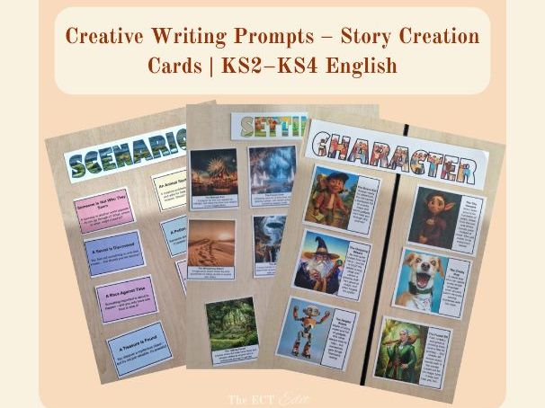 Creative Writing Prompts – Story Creation Cards | KS2–KS4 English