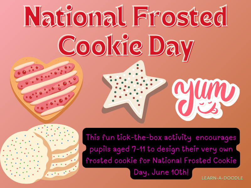 National Frosted Cookie Day Tick the Box Challenge: Design Your Dream Cookie!