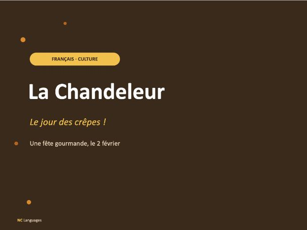 FRENCH: La Chandeleur (Cultural lesson)