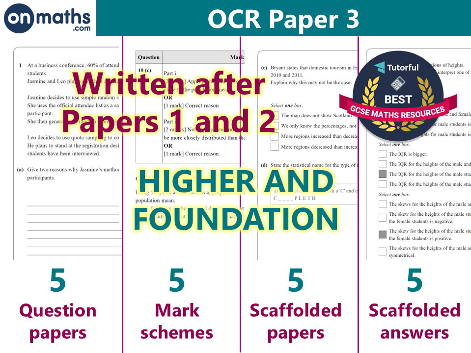 [UPDATED] Maths GCSE Predicted Papers (Summer 2026) OCR Paper 3