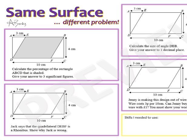 Secondary Maths Resources: Maths Worksheets for KS3, KS4, GCSE | Tes