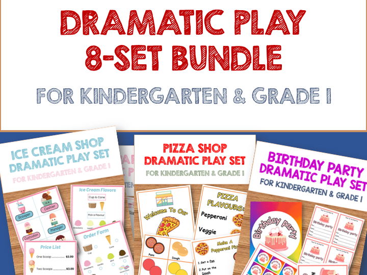 Dramatic Play 8-Set Bundle | Kindergarten & Grade 1