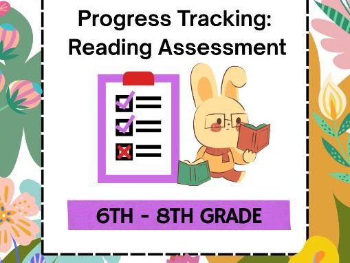 Homeschool Made Simple: Reading Assessment & Progress Tracking | Grades 6–8