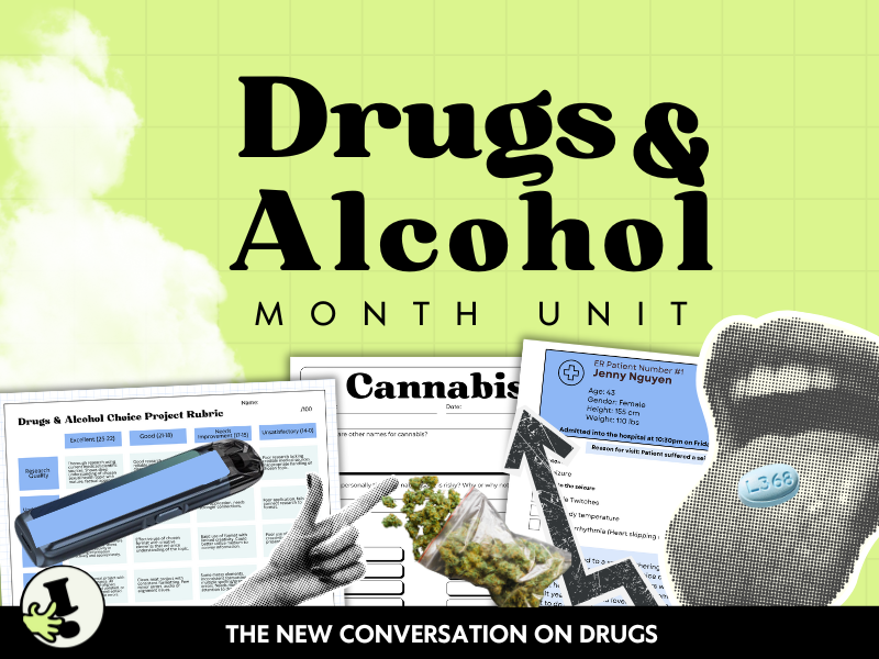 Drug & Alcohol Unit for High School Health | 1 Month | Substance Abuse | ATOD