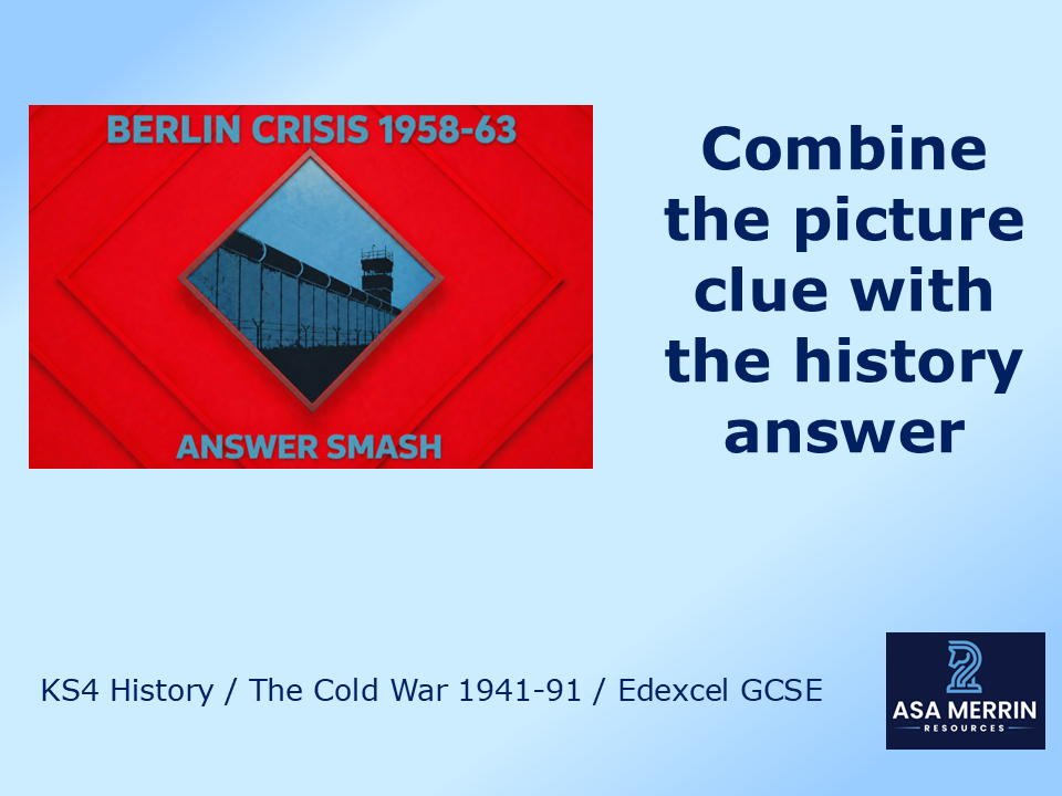 GCSE Cold War | Cold War Crises | Berlin Crisis 1958-63 House of Games Quiz