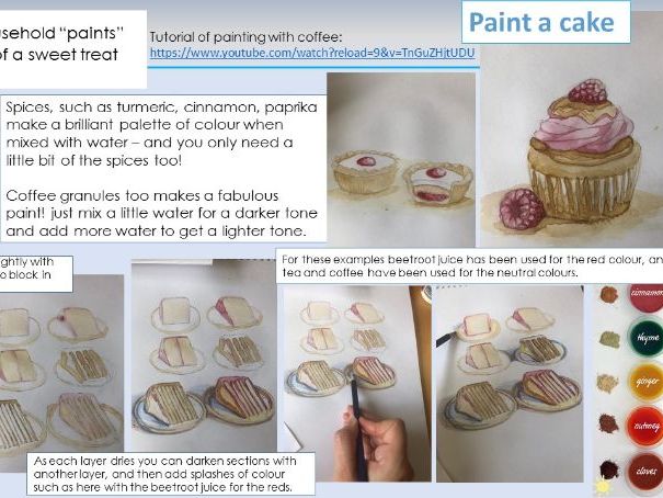 Sweet treats Wayne Thiebaud home learning project